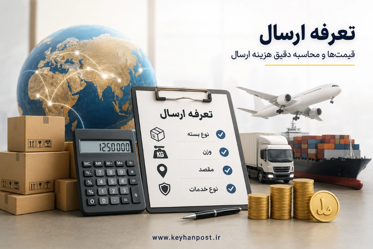تعرفه ارسال؛ راهنمای قیمت و محاسبه هزینه